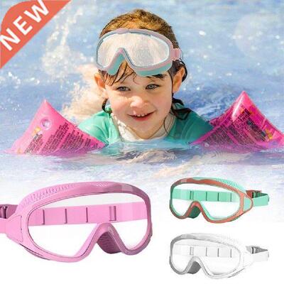Big Frame Kids Swim Goggles Anti Fog Wide View Swimming
