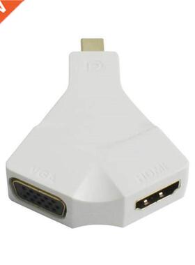 Mini Displayport DP to HDMI VGA Adapter Thunderbolt 4Kx2K 10