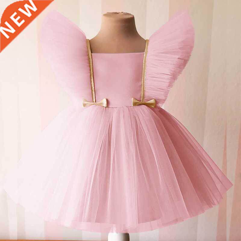 Summer Lace Princess Dresses For Kids 1-5 Year Birthday Dres图片