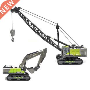 Diecast Truck Tractor Car Toy for Boy Excavator Crane Kid Gi