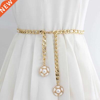 Elegant Ladies Metal Adjustable Thin Ladies Waist Chain Wome