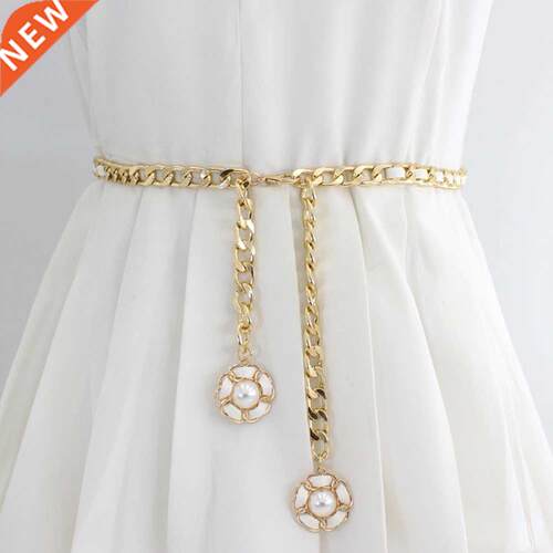 Elegant Ladies Metal Adjustable Thin Ladies Waist Chain Wome