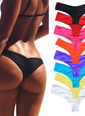 S-5Xl Swimwear Women Briefs Bikini Bottom Side Ties Brazilia