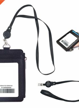 Retractable Badge Lanyard Work Name Business Card Cover Wome