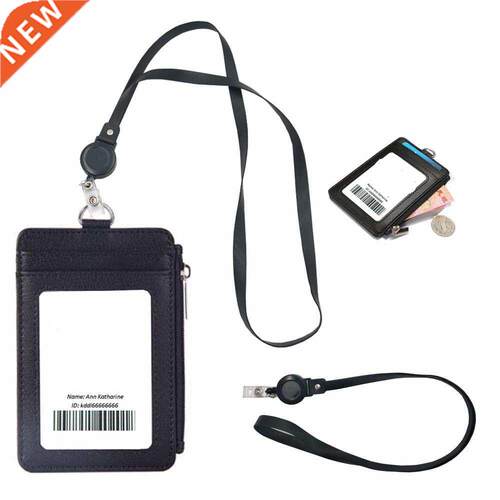 Retractable Badge Lanyard Work Name Business Card Cover Wome