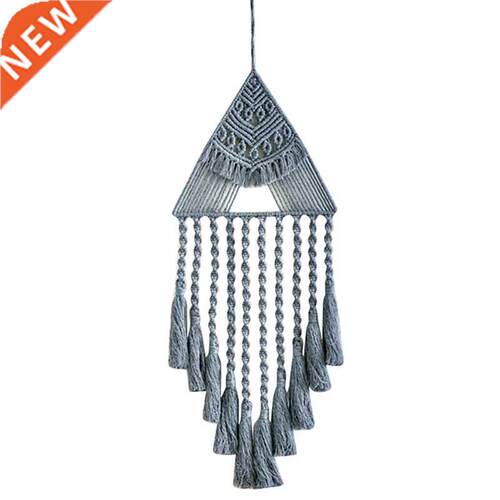 oho Dre Catcher, Triangle Macre Crochet Wall Hanging Go