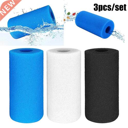 3pcs Filter Sponge For Intex Type-A Foam Sponge Reusable Swi