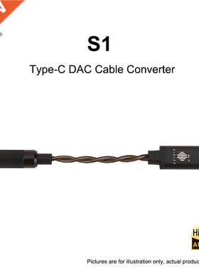 HIDIZS S1 Type C to 3.5mm US DAC Cale Headphone plifie