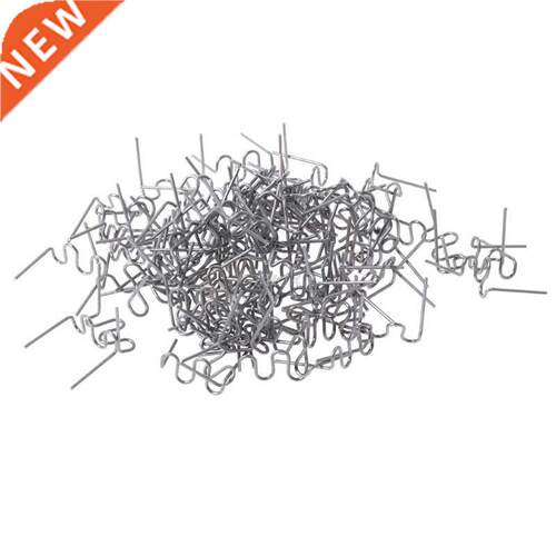100 Pcs/Set Precut 0.8mm Wave Flat Hot Staples For Plastic S