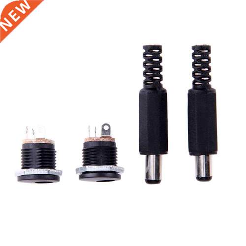 10pairs 12V/3A Male Plug + Female Plug Socket Panel Mount Ja