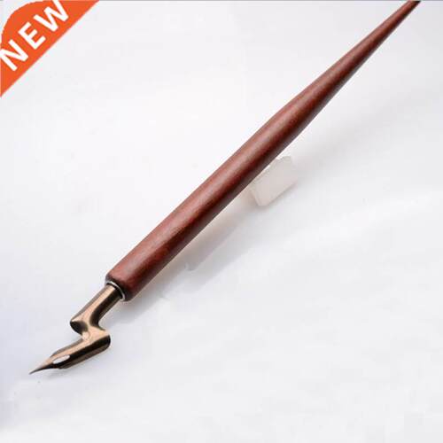 Antique Wooden Gothic Elbow Dip Pen Handwriting Calligraphy