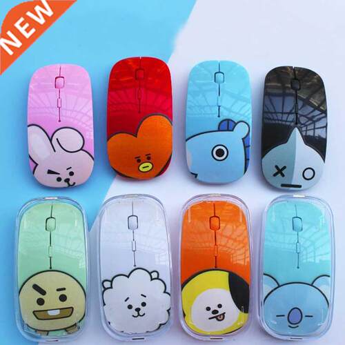 Wireless Mouse LED Lights Mouse Mini Wireless Mute USB Optic