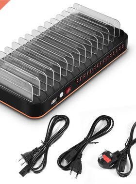 100W 15 Port USB Mobile Charger Multi Fast Charger Station F