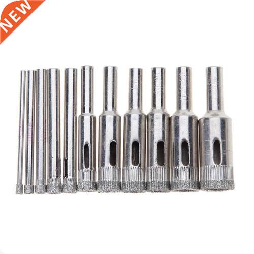 10Pcs 3-18MM Coated Core Drill Glass Ceramic Hole Saw Drill