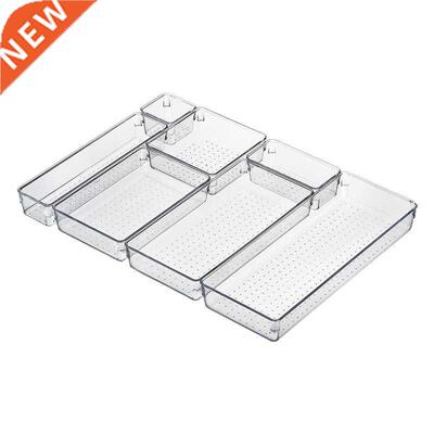 Transparent Desk Drawer Organizers Acrylic Storage Box Jewel