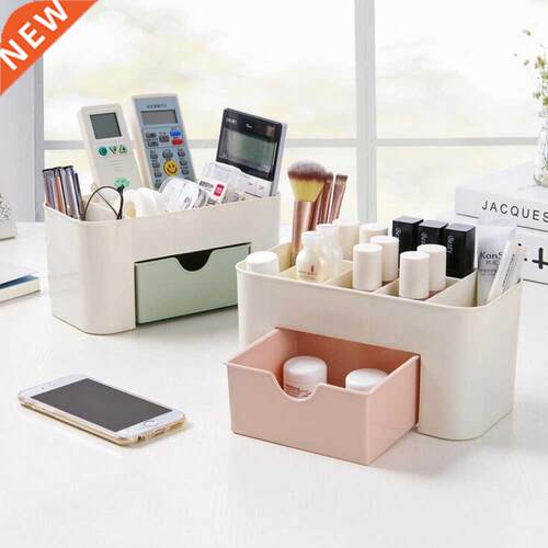 Saving Space Desktop Cosmetic Brush Storage Case With Drawer