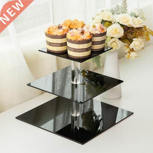 European Three-layer Cake Stand Wedding Party Dessert Table