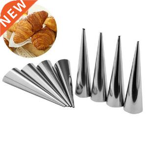 5Pcs Conical Tube Cone Roll Moulds Spiral Croissants Molds