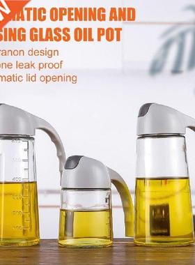 Automatic Opening Closing Oil Bottle Leakproof Condiment