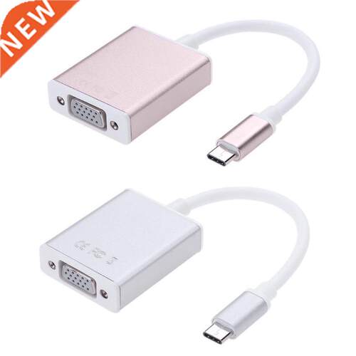 USB 3.1 Type C Male to VGA Female Adapter Cable 10Gbps Video