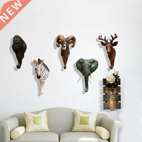 New Vintage Resin Wall Coat Rack Wall Hook Home Wall Decorat