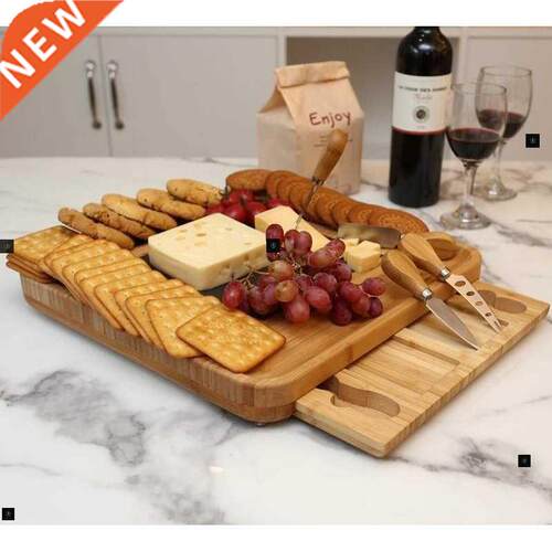 Cheese board bamboo set fruit board cheese board bread