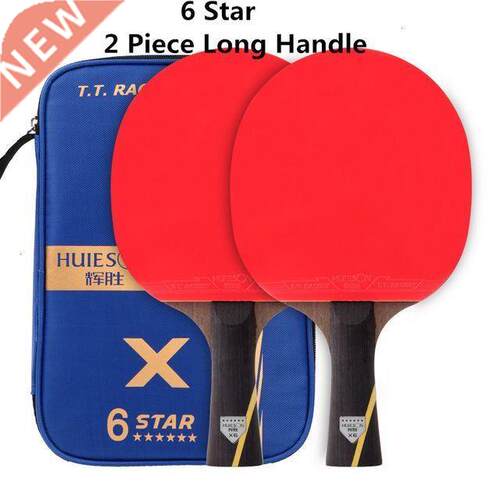 Huieson pgraded 5 Star Carbon Table Tennis Racket Set Lightw