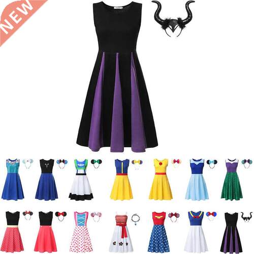 Princess Party Dresses for Adult Cotton Frocks Female Little