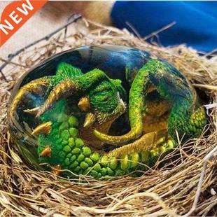 LLava Dinosaur Egg Transparent Crystal Lava Dragon Egg