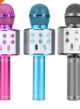 WS858 Portable Bluetooth Karaoke Microphone Wireless Profess