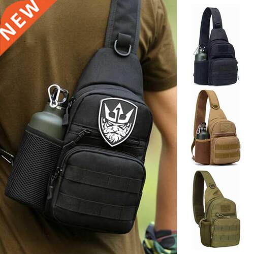 Military Tactical Shoulder Bag Men Hiking Backpack Nylon Out