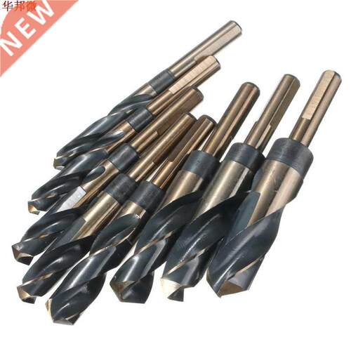 8pcs 1/2 Inch Shank HSS 4241 Twists Drill Bit Set 9/16 to 1