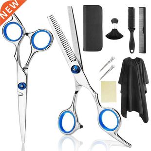 10PC Hair Scissors Cutting Shears Salon Professional Barber