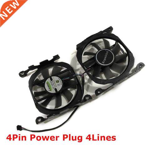 2pcs/set CF-12815B/S GPU Cooler Graphics Fan For ELSA GeForc