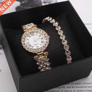 wristwatch bracelet set 女士手链表套装 diamond watches women