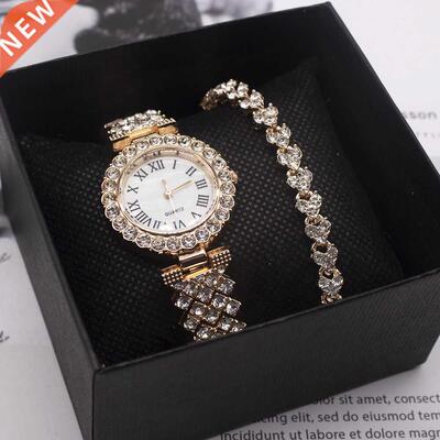 wristwatch bracelet set 女士手链表套装 diamond watches women