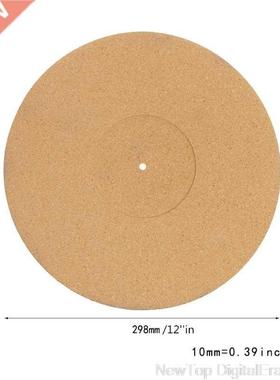12 inch Cork Turntable Mat Audiophile Anti-Static Anti-Shake