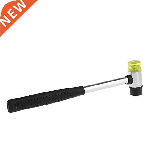 25mm Steel Handle Install Double Face Hammer Rubber Head For