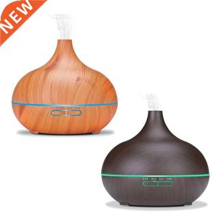 Aroma Essential Oil Diffuser Air Humidifier Wood Grain Remot
