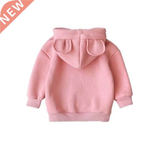 New Spring Autumn Baby Boys Girls Clothes Cotton Hooded Swea