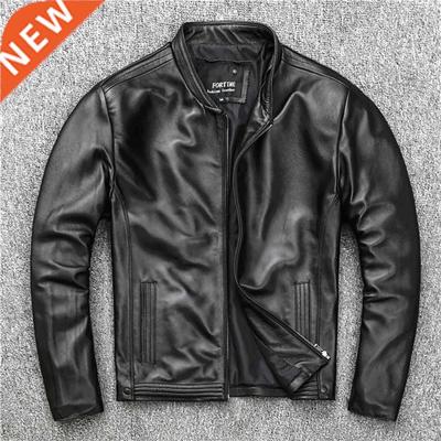 YR!Free shipping.wholesales. new man slim genuine leather ja