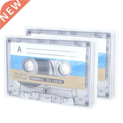 2Pcs Stndrd Cssette Blnk Tpe Plyer Empty 60 Minutes M