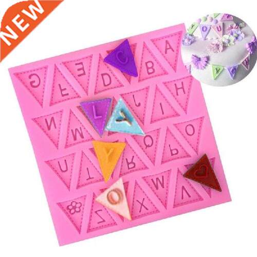 Letters Mold Triangle Alphabet Silicone Baking Mould