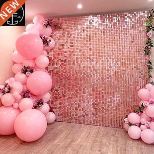 Party Background Curtain Sequin Backdrop Wedding Decor Baby