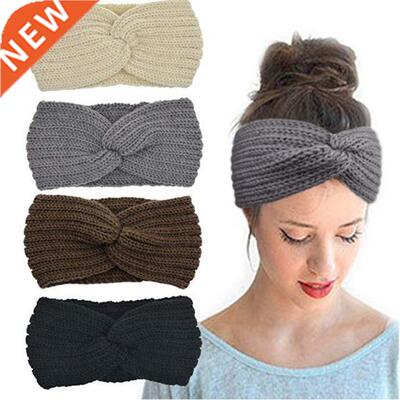 Winter Knit Headands Chunky Headwrap for Women Crochet Tur
