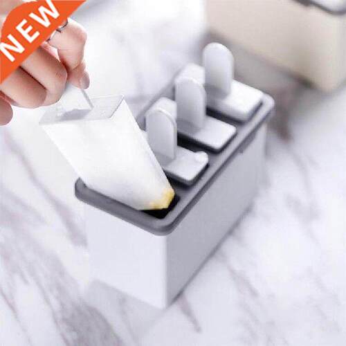Homemade  Ice Cream Mold 4 Cells Ice Cube Molds Summer