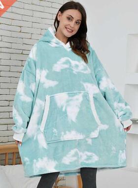 Oversized Hoodie Sweatshirt Women Tie Dye Hoodies Fleece Gia