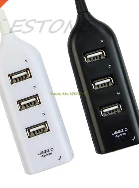 USB 2.0 Hi-Speed 4-PortS Splitter Split Hub Cable Adapter Fo