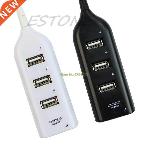 USB 2.0 Hi-Speed 4-PortS Splitter Split Hub Cable Adapter Fo