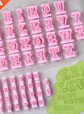 26pcs/set Alphabet Cake Molds Cakes Sugar Paste Letter Cooki